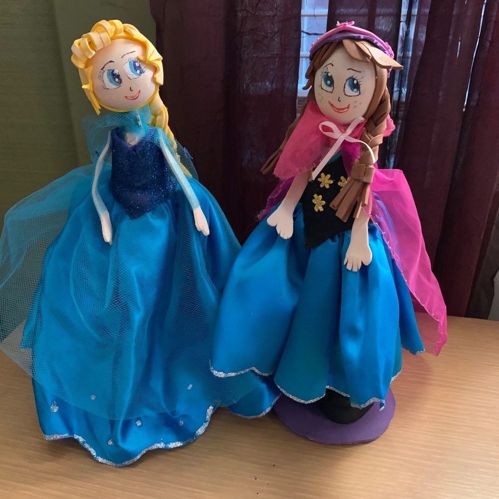 Frozen dolls hand made